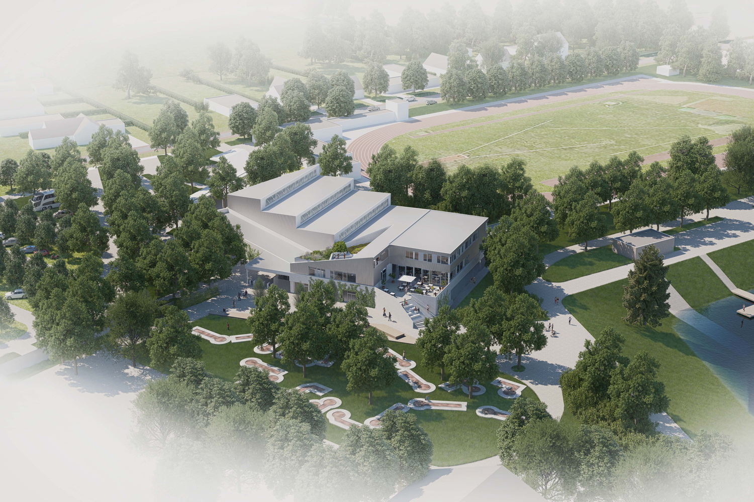 toekomstbeeld onthaalgebouw Stella Nova