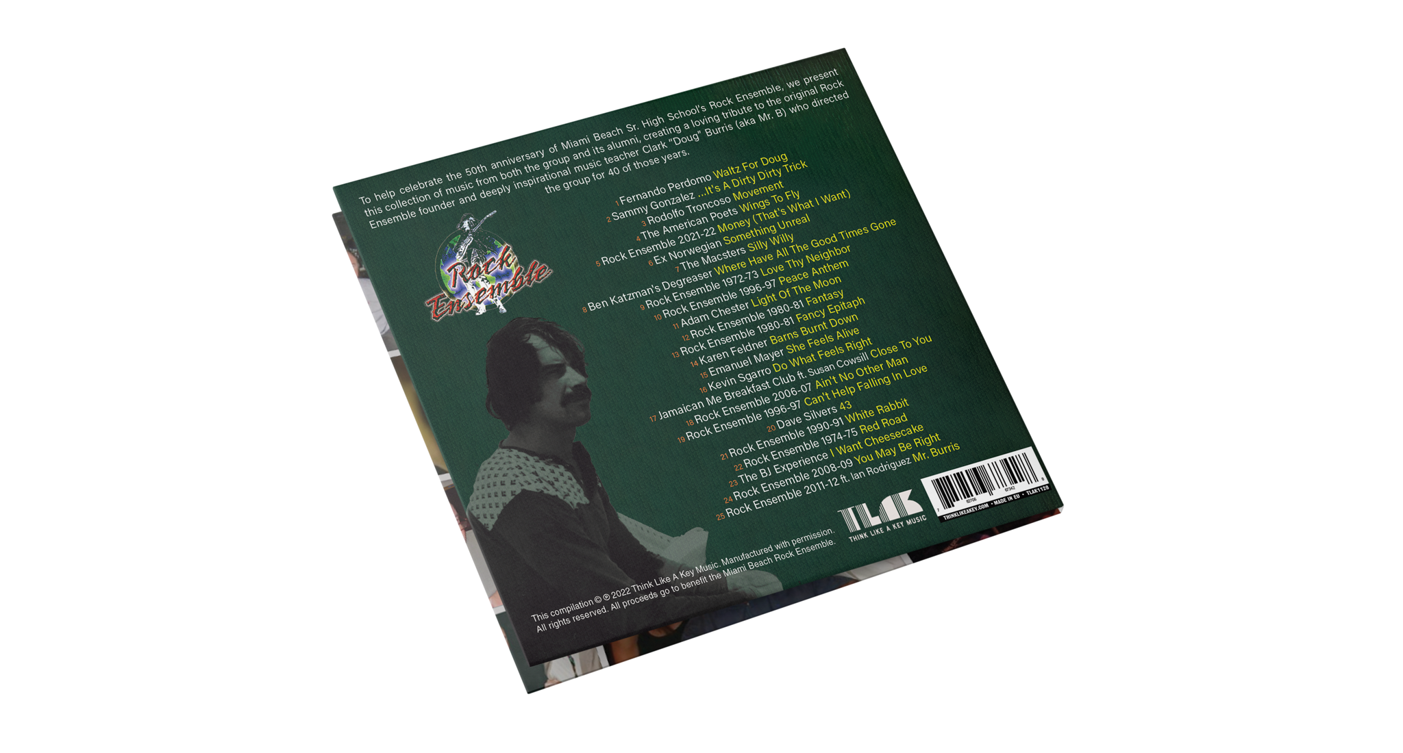 Back cover, Songs In The Key Of Mr. B