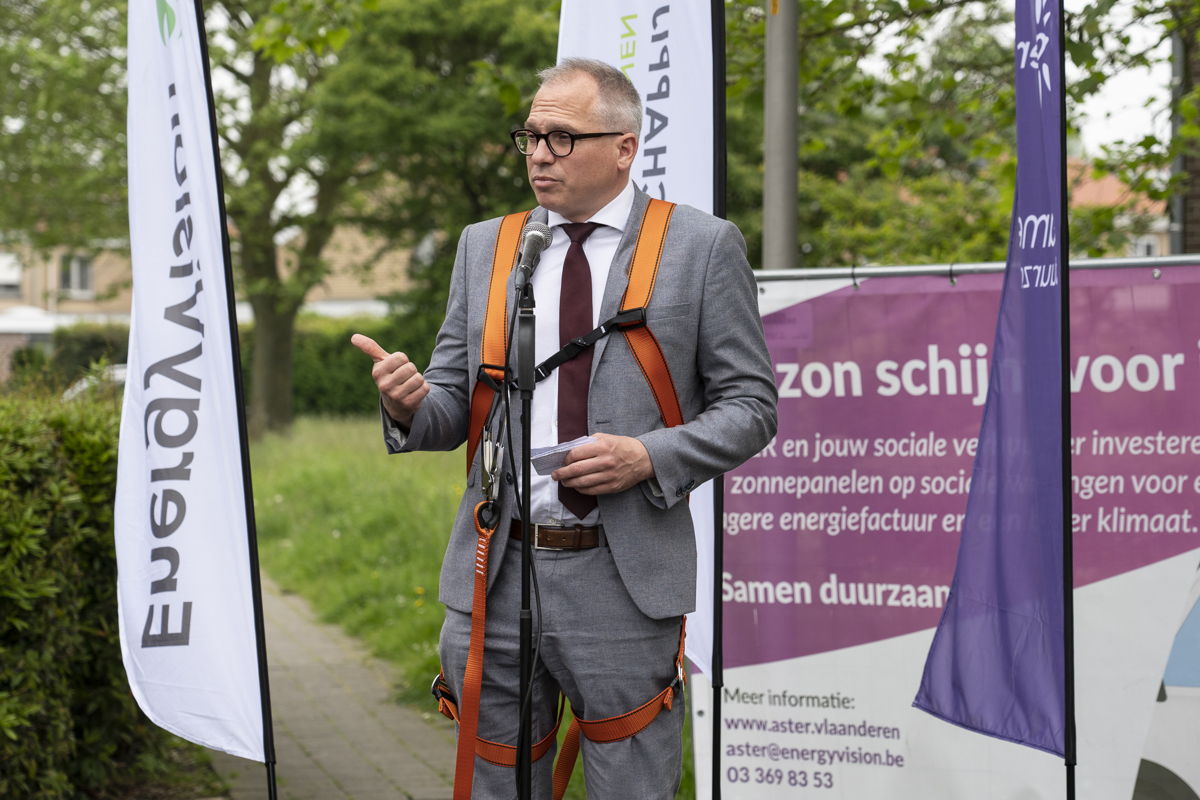 Matthias Diependaele, Vlaams minister van Financiën en Begroting, Wonen en Onroerend Erfgoed.