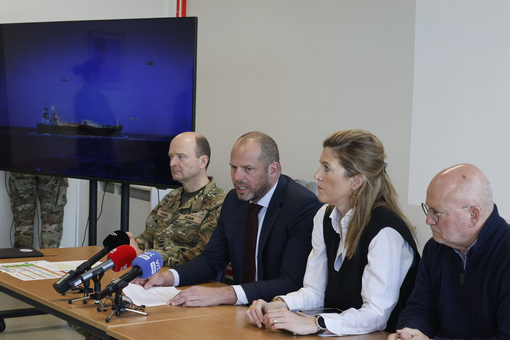 Ship seized by Belgian army showed ‘serious indications of sanctions evasion’