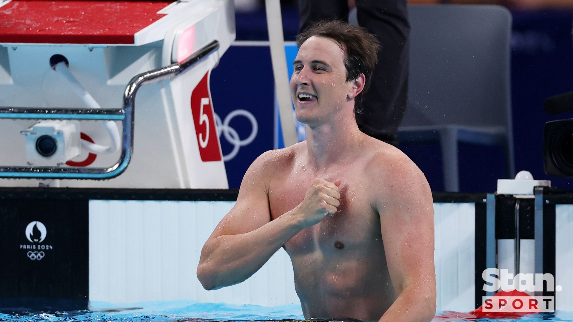 Cameron McEvoy is finally an Olympic Gold Medallist at his fifth Games. Cameron McEvoy is finally an Olympic Gold Medallist at his fifth Games.
