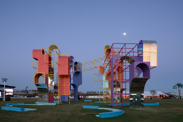 The Playground, an Installation by Architensions, is Unveiled at The Coachella Valley Music and Arts Festival 2022