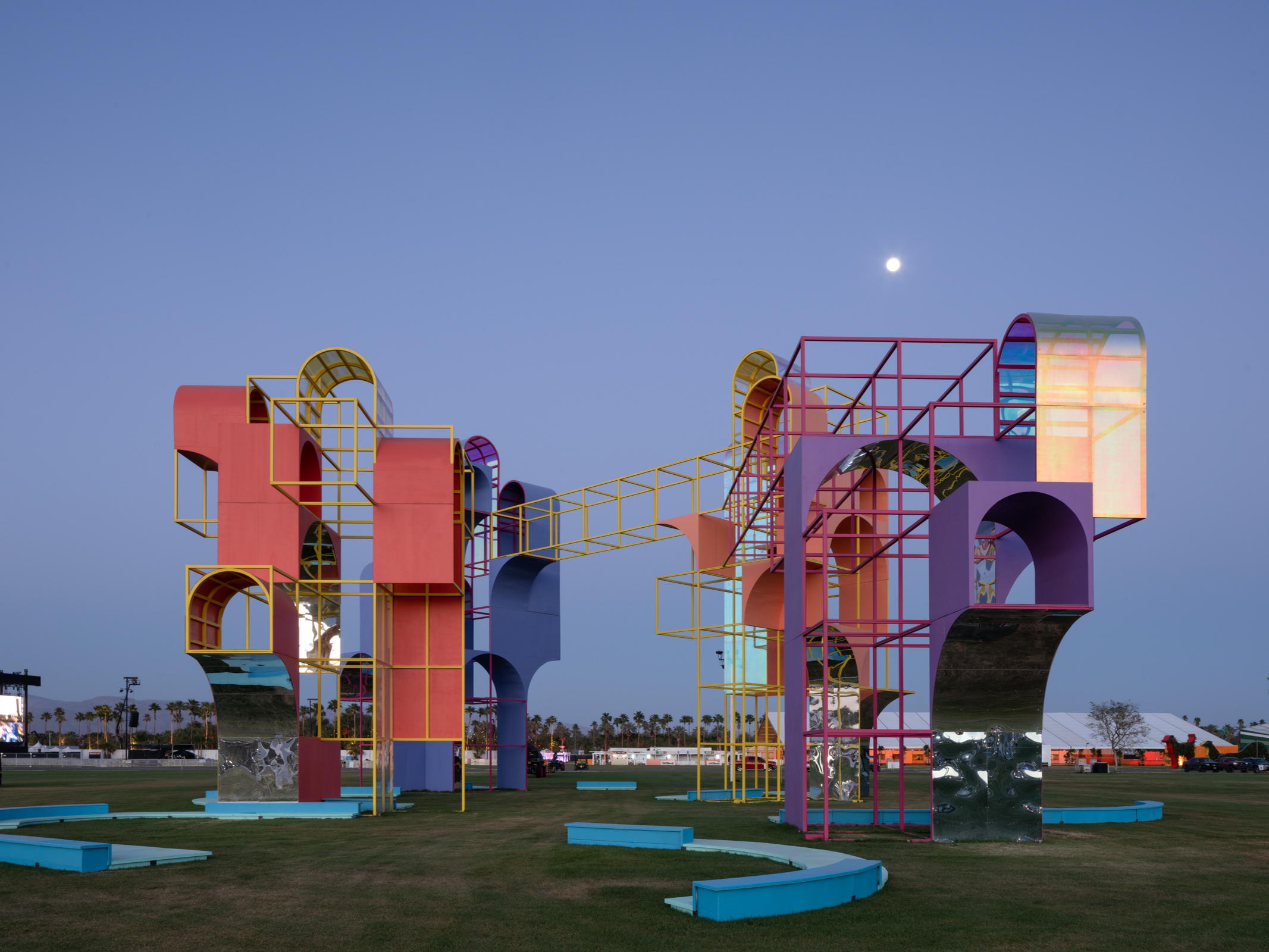 The Playground, an Installation by Architensions, is Unveiled at The Coachella Valley Music and Arts Festival 2022