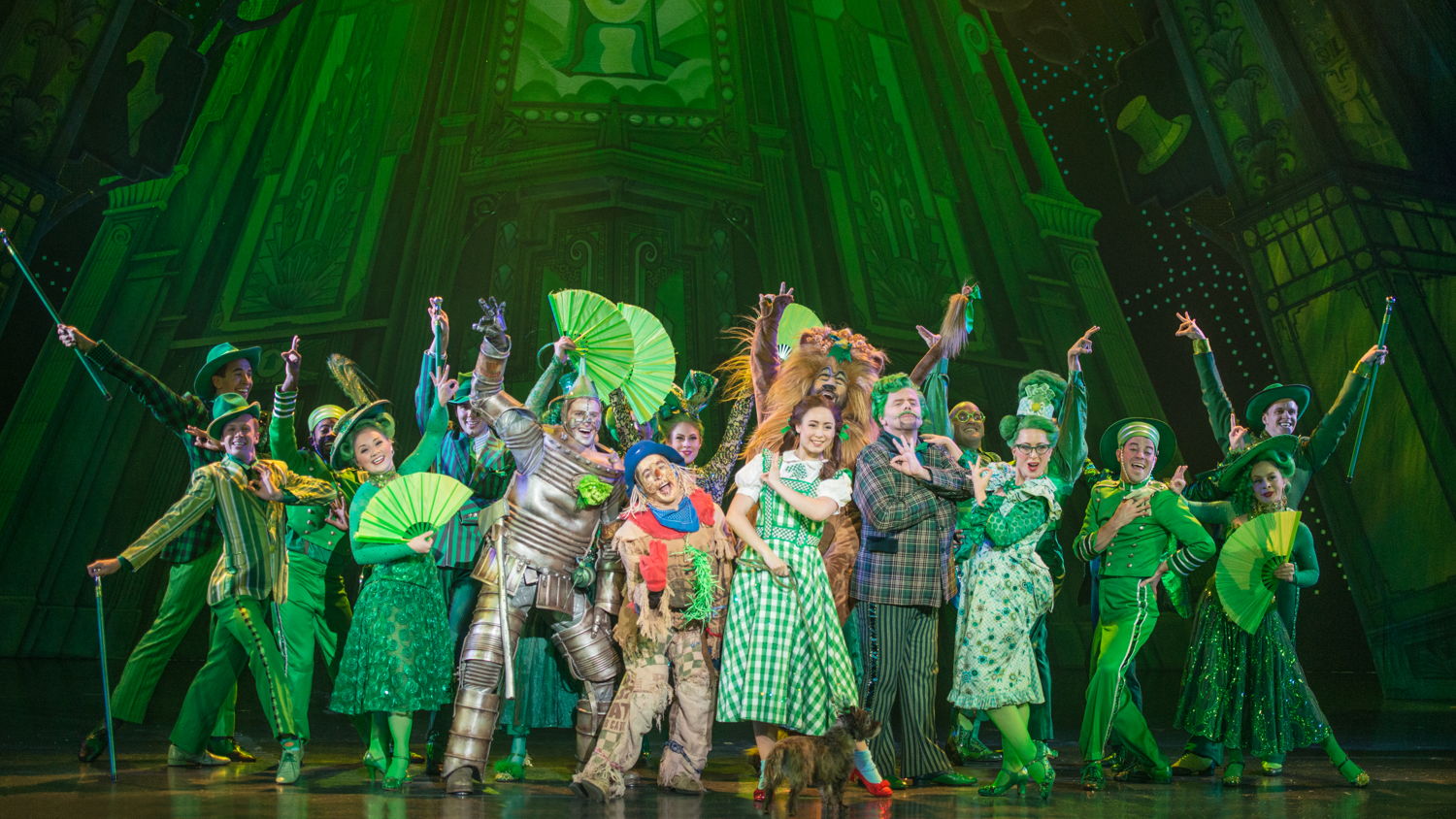 The Company of The Wizard of Oz in “Merry Old Land of Oz”
Photo credit: DANIEL A. SWALEC
