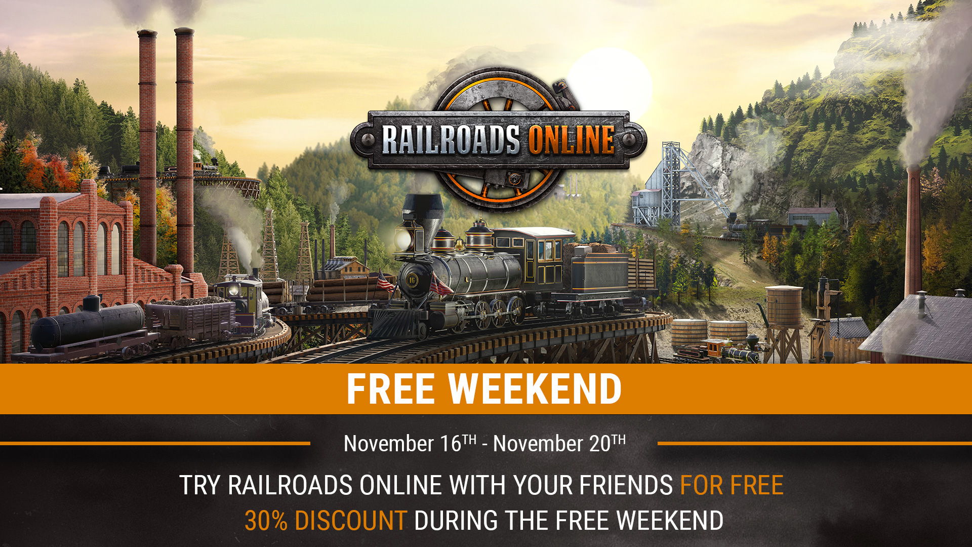 Railroads Online annonce un week-end d’accès gratuit ainsi qu’une nouvelle mise à jour proposant un didacticiel complet 