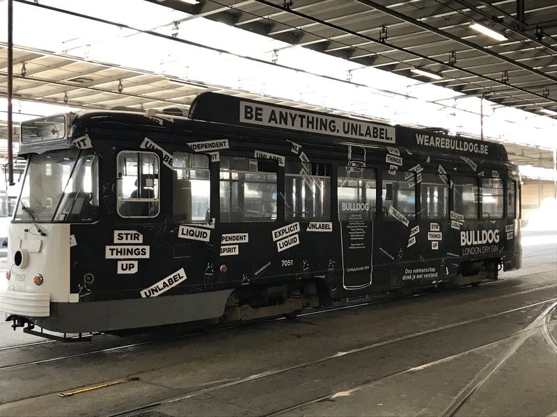 Een van de 2 geveilde PCC-trams.