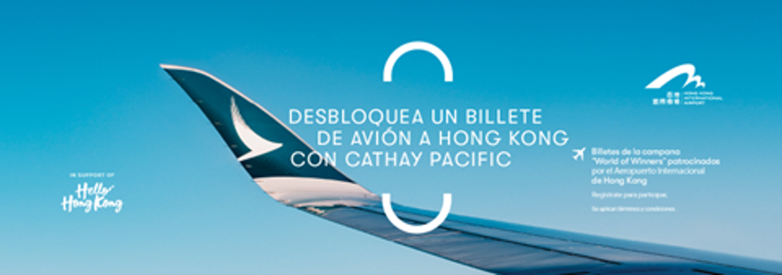 Cathay Pacific ofrece 350 billetes promocionados para volar a Hong Kong