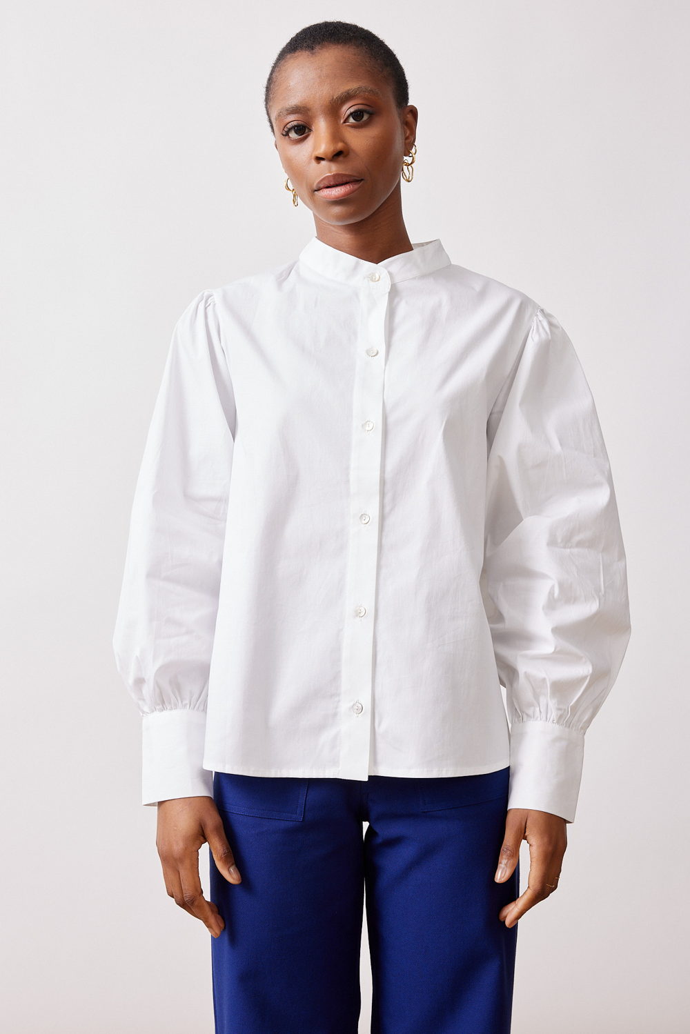 Mardi editions - SS23 - Blouse Valentine Coton Blanc (165€) (3)