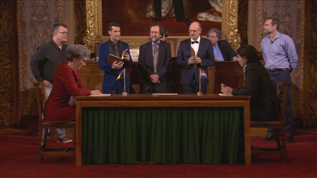 Het Groot Dictee - De finalisten - (c) Men at Work / VRT
