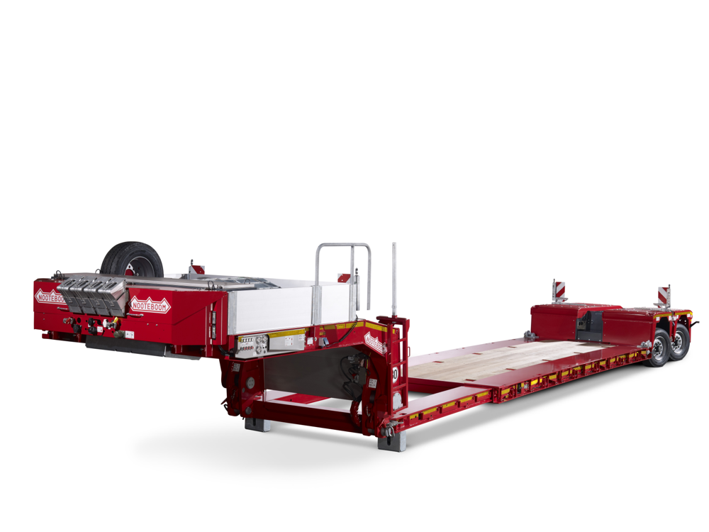 2-axle EURO-PX lowloader with detachable flexneck