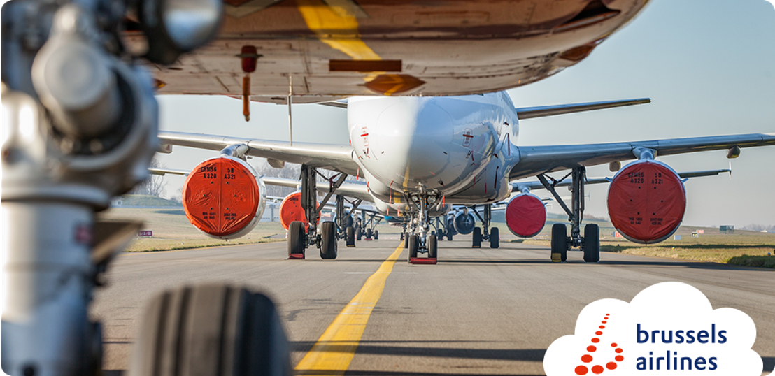 Achter de schermen bij Brussels Airlines: hoe een volledige vliegtuigvloot wordt geparkeerd