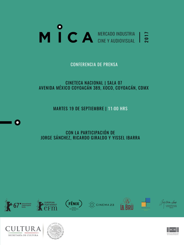 Conferencia de prensa | Mercado Industria Cine y Audiovisual (MICA)