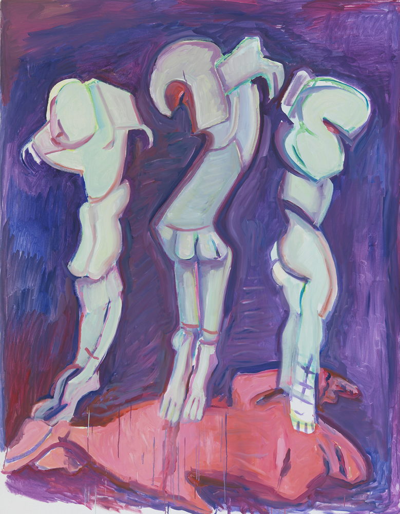‘Drei Grazien (Three Graces)’, 2011 © Maria Lassnig Foundation. Courtesy Capitain Petzel, Berlin. Photo: Jens Ziehe