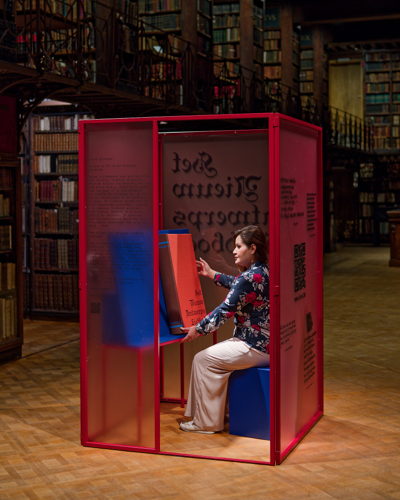 Nieuw Antwerps Liedboek in Nottebohmzaal © Erfgoedbibliotheek Hendrik Conscience, fotograaf Peter Baetes. 