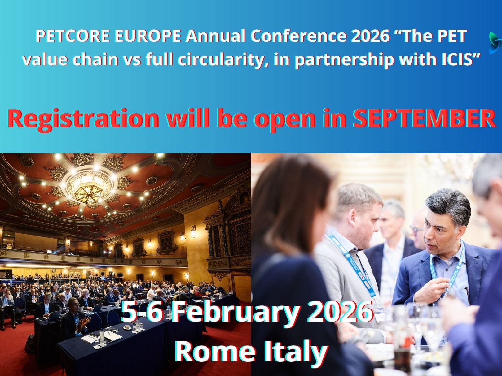 The registration for the PETCORE EUROPE Annual Conference 2026 will be open soon!