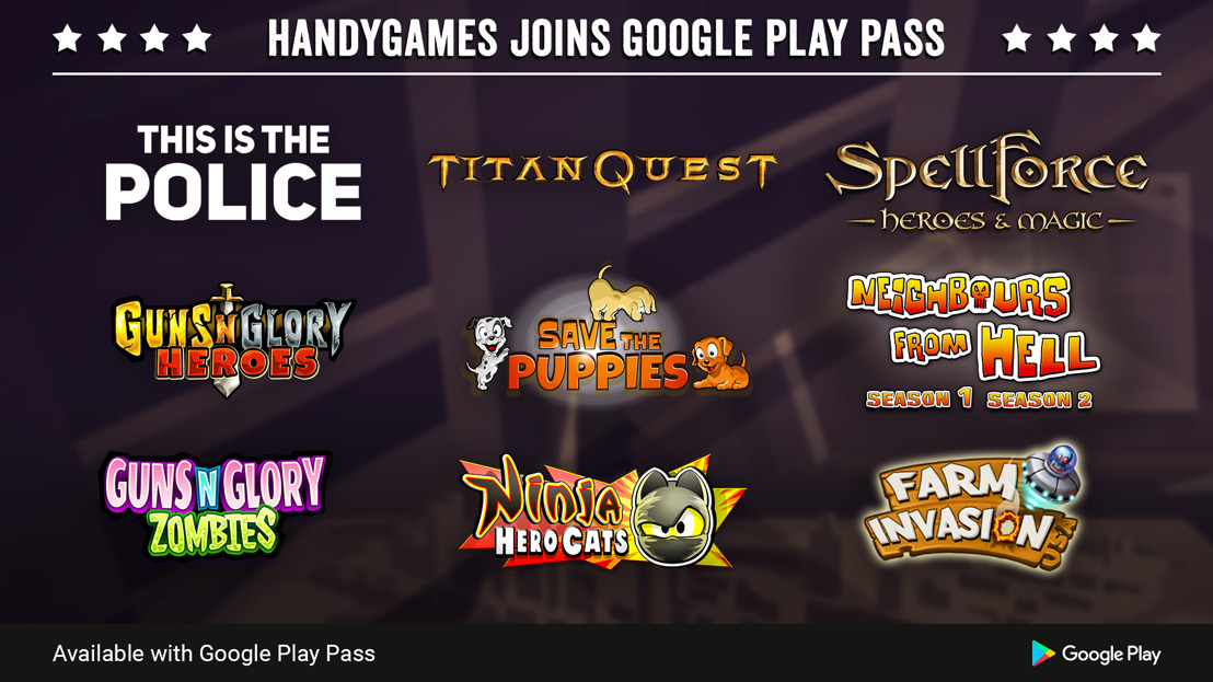 HandyGames to join Google Play Pass with a strong premium games lineup