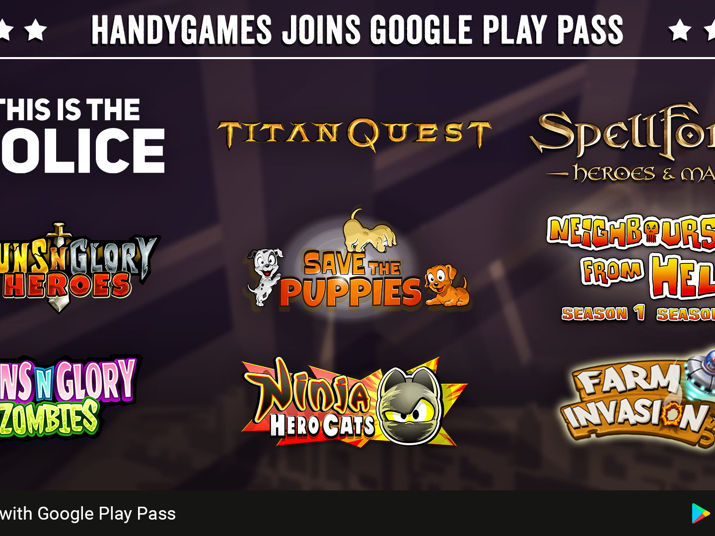 HandyGames to join Google Play Pass with a strong premium games lineup