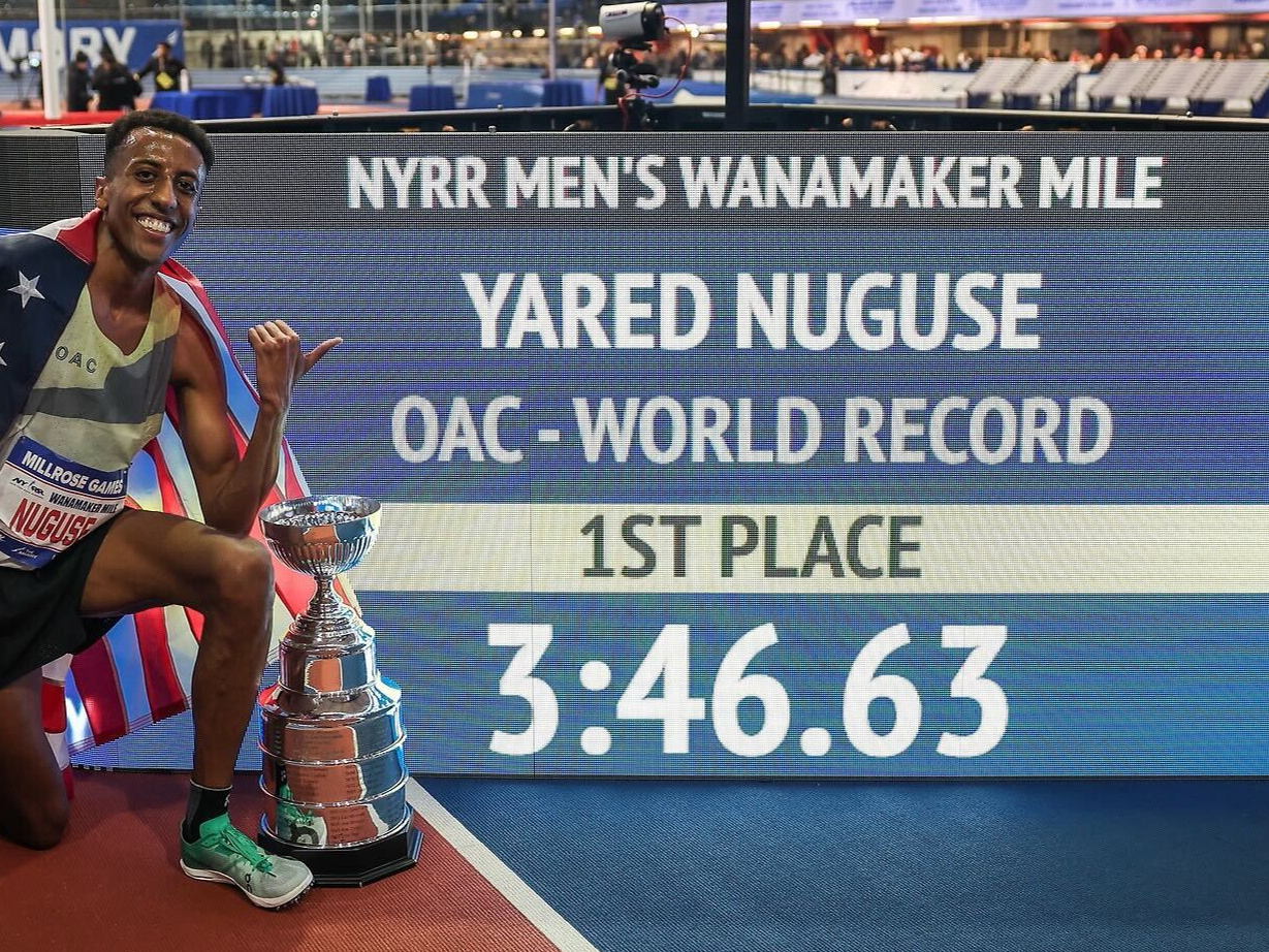 World Record for Yared Nuguse