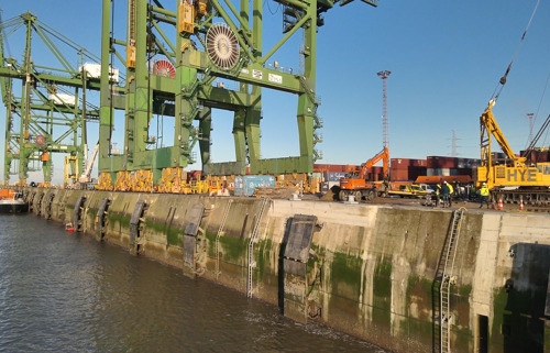 Bollard capacity at Noordzee Terminal increased from 150 to 2x250 tonnes