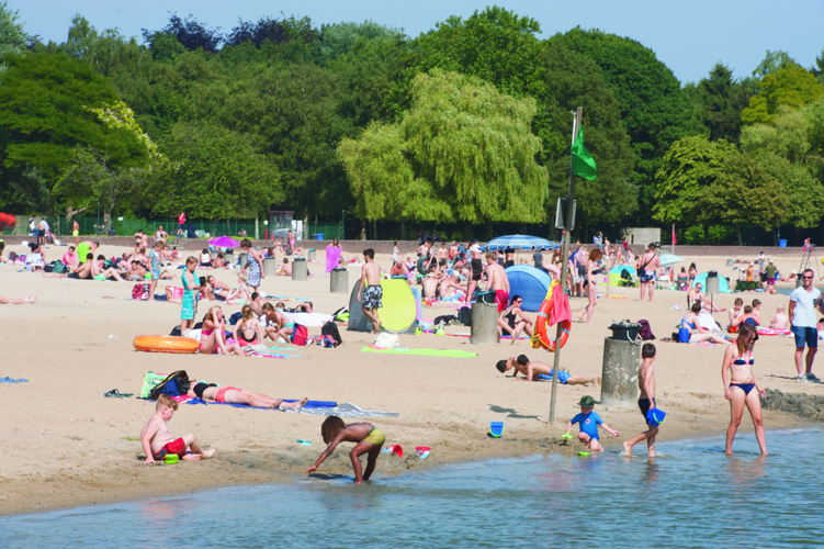 Zwemvijver en strand De Ster