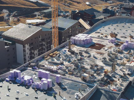 JACKODUR® voor omkeerdakisolatie wordt (ook) een skipiste!