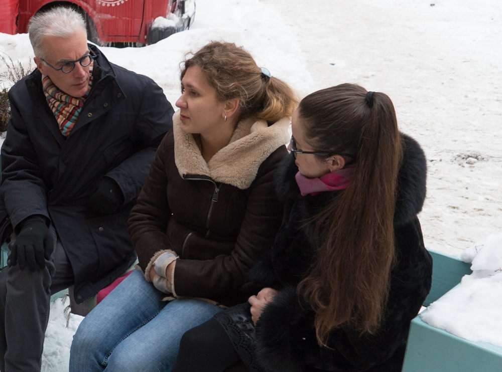 Check-point Rusland met Jan Balliauw in gesprek met studenten economie in Sint-Petersburg - (c) Eugene Rudnii Check-point Rusland met Jan Balliauw in gesprek met studenten economie in Sint-Petersburg - (c) Eugene Rudnii