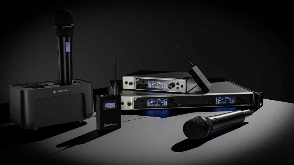 Sennheiser annoncerer nye komponenter til EW-DX mikrofonsystemet 