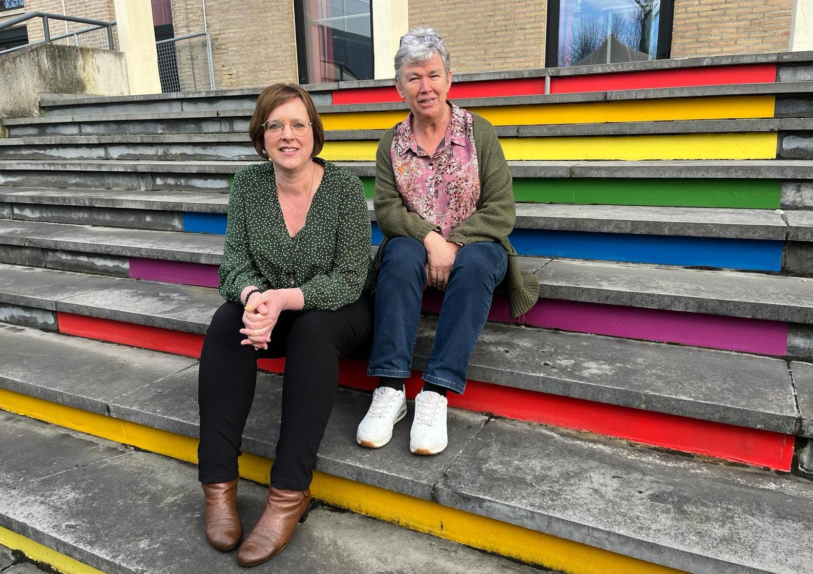 Marleen Mostinckx (links) volgt Ghislaine Geerits (rechts) vanaf deze maand op als sitemanager voor Odisee Dilbeek.