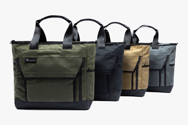 Mission Workshop | The Drift Tote Now Available in Limited Waxed Canvas Options
