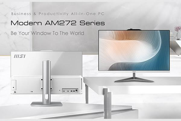Neue All-in-One-PCs von MSI! Die MSI Modern AM272 Series unterstützt mit zuverlässiger Rechenpower bei der täglichen Arbeit