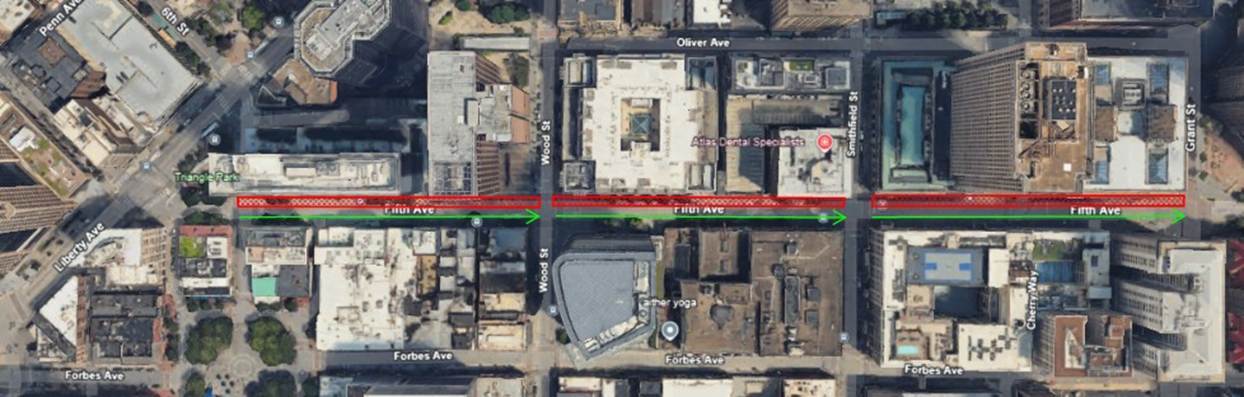Aerial view of phase 4 traffic detour (starting May 27) Aerial view of phase 4 traffic detour (starting May 27)