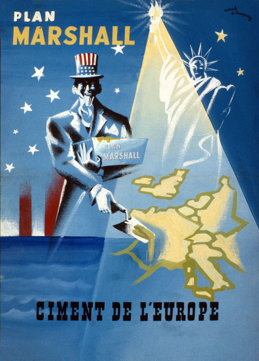 AKG8632208 Marshall Plan poster ©Alain Gesgon / CIRIP / akg-images