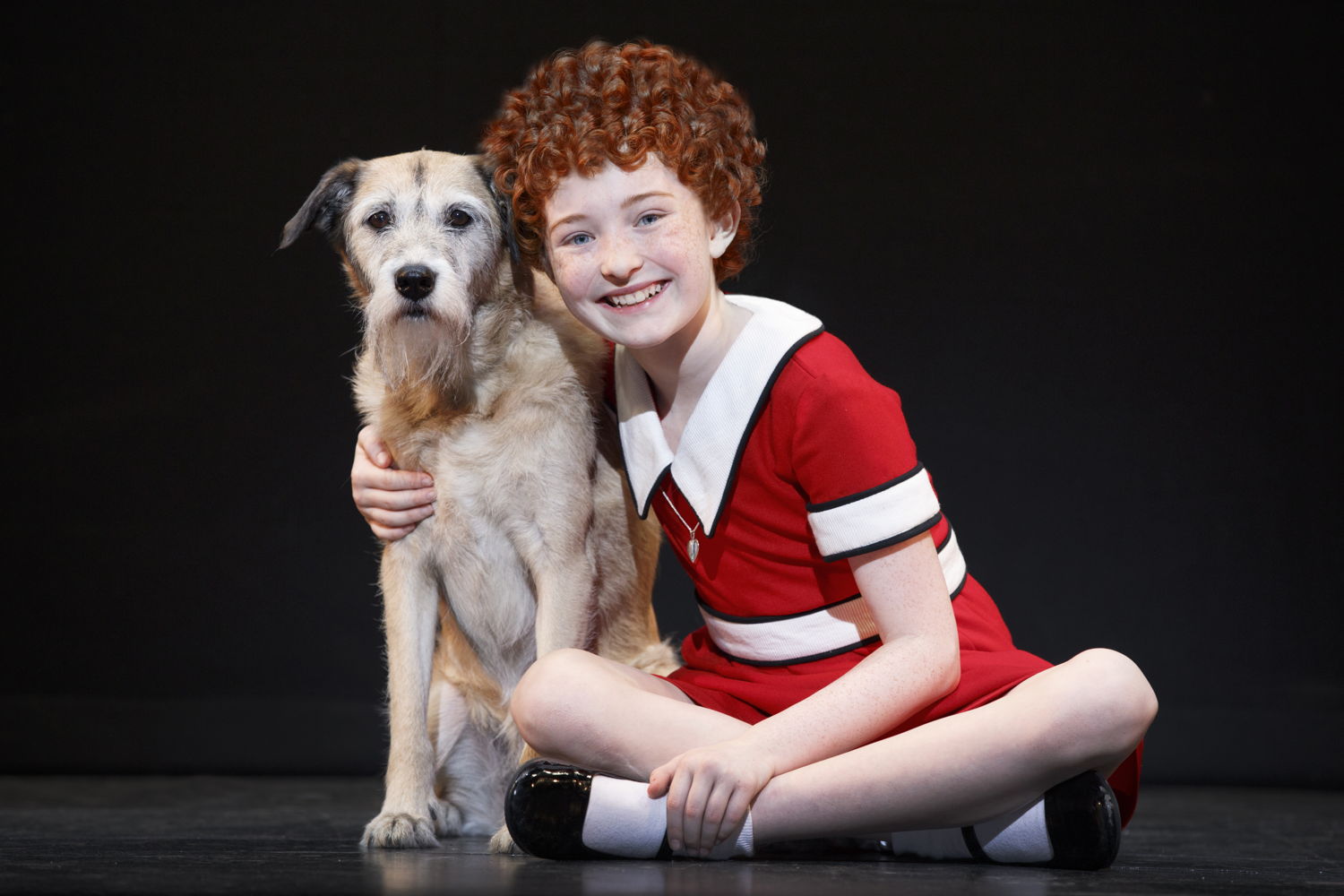  Heidi Gray as Annie and Macy as Sandy
Photo: Joan Marcus