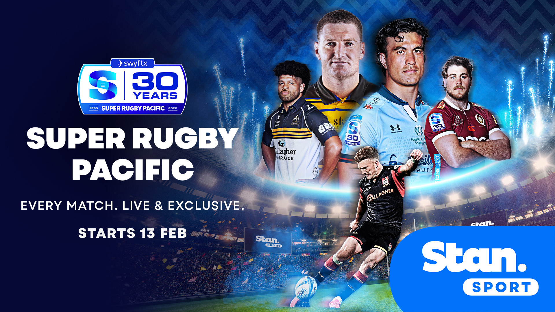 Super Rugby Centres SUPER RUGBY PACIFIC RETURNS FOR ITS 30TH YEAR, KICKING OFF WITH THE ...