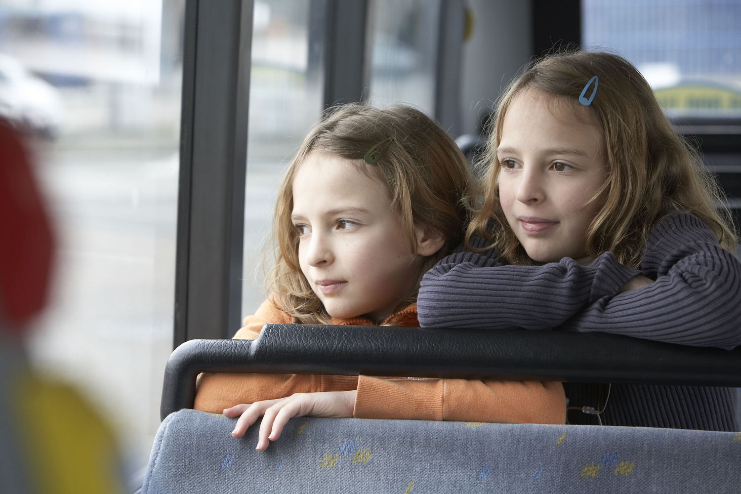 Kinderen in de bus
