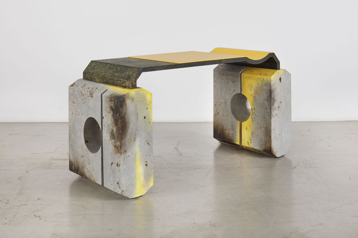 ANAESTHESIA I, 2022 by Samuel Ross at Friedman Benda at Design Miami.Paris 2024 (Image credit: Timothy Doyon)