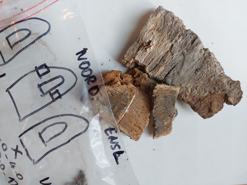 houtfragment kerk