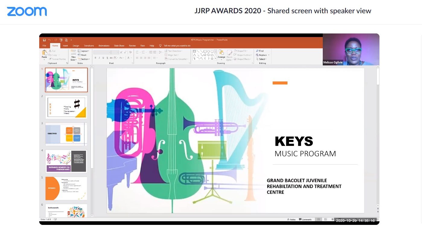 KEYS - Keeping Every Young Person Sharp, music programme presentation (Grenada)
