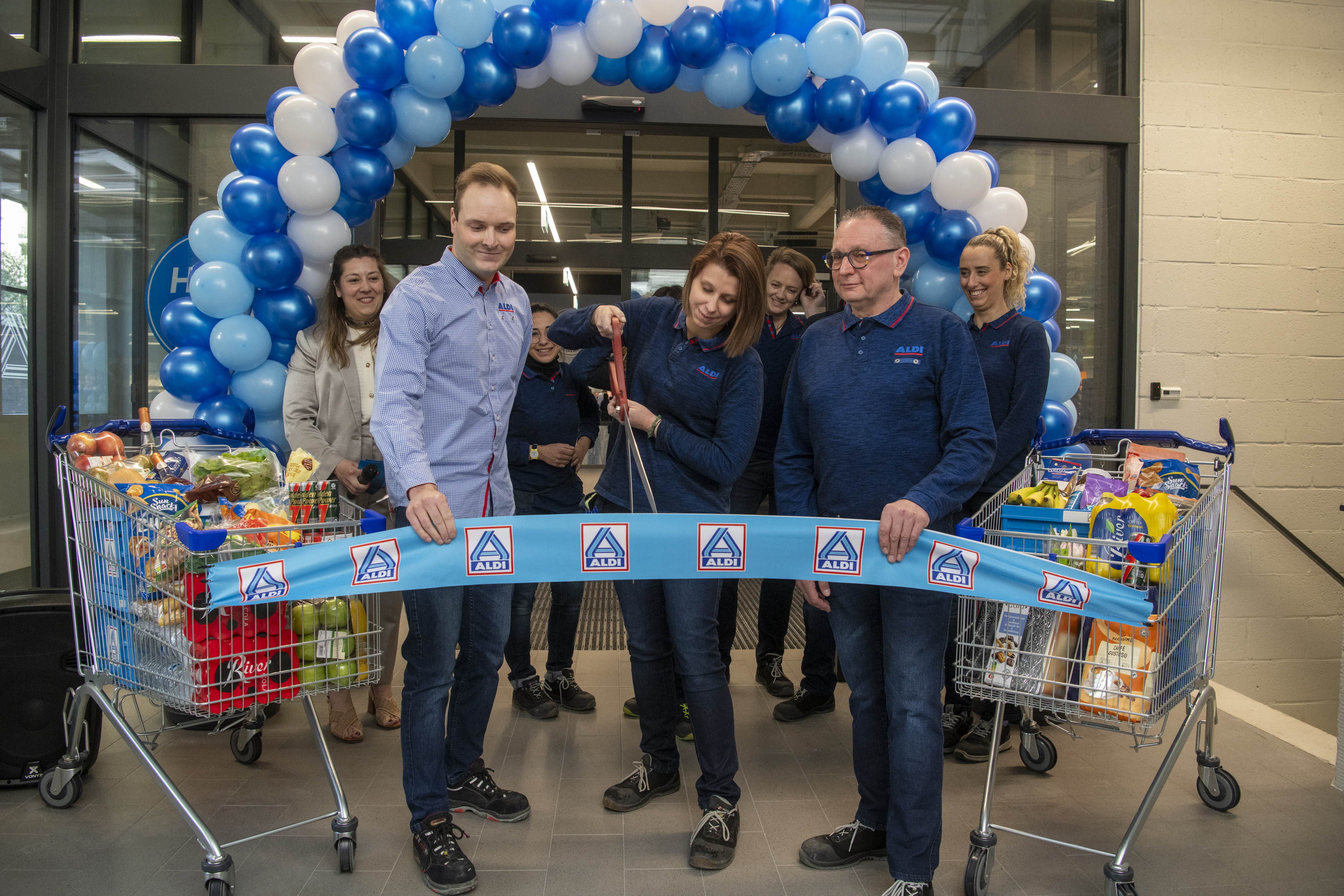 ALDI Berchem opent deuren in voormalige telefoonfabriek