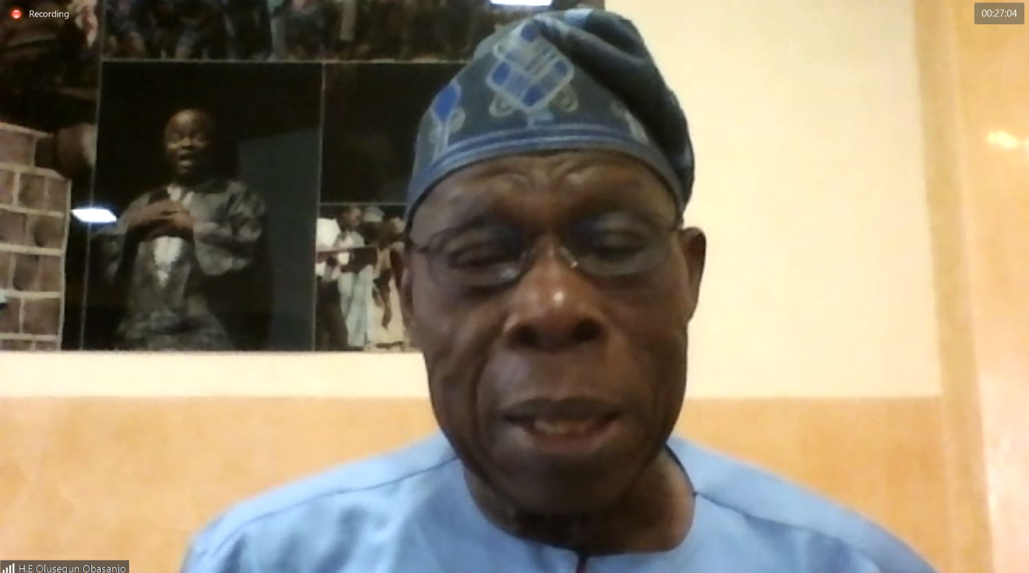 H.E Olusegun Obasanjo, Fmr. President of Nigeria and Patron of AfroChampions