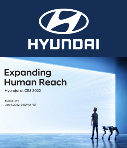Hyundai Motor presentará su visión de movilidad ilimitada para la robótica y el metaverso en CES 2022