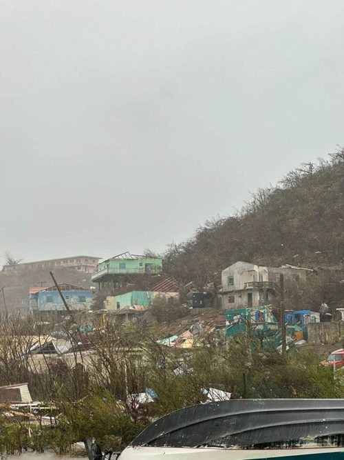 Captured Images from Hurricane Beryl. All Rights to the Owner.