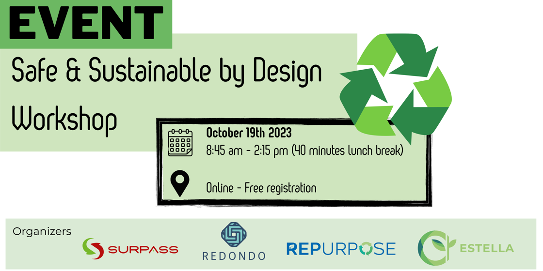 Workshop on Safe and Sustainable by Design – SURPASS 