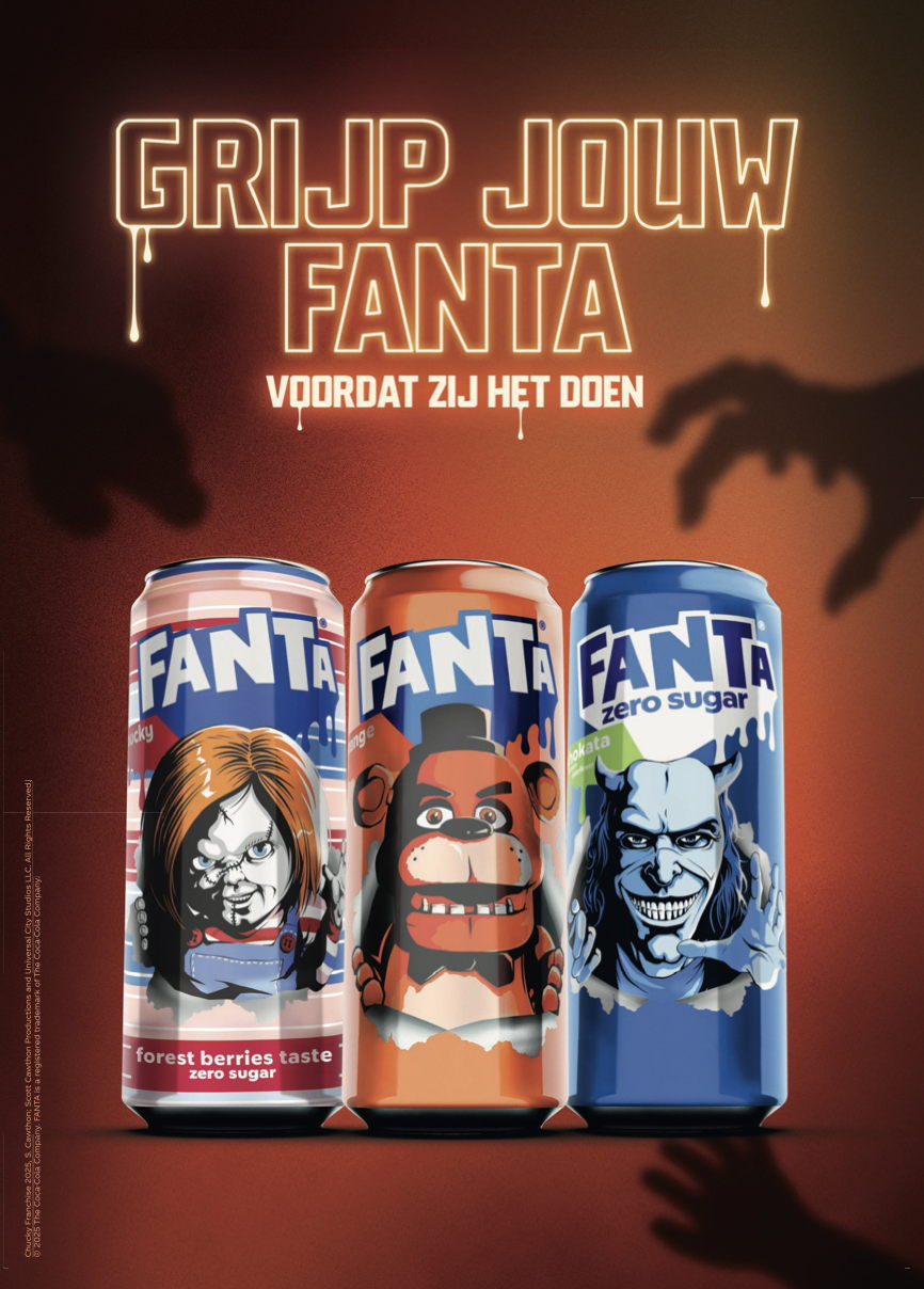 Fanta® werkt samen met Universal Pictures en Blumhouse voor een scary Halloween