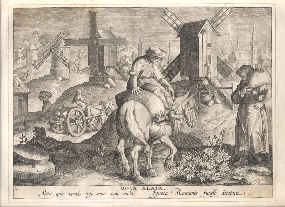 Nova Reperta - De uitvinding van de windmolen - Collectie Museum Plantin-Moretus