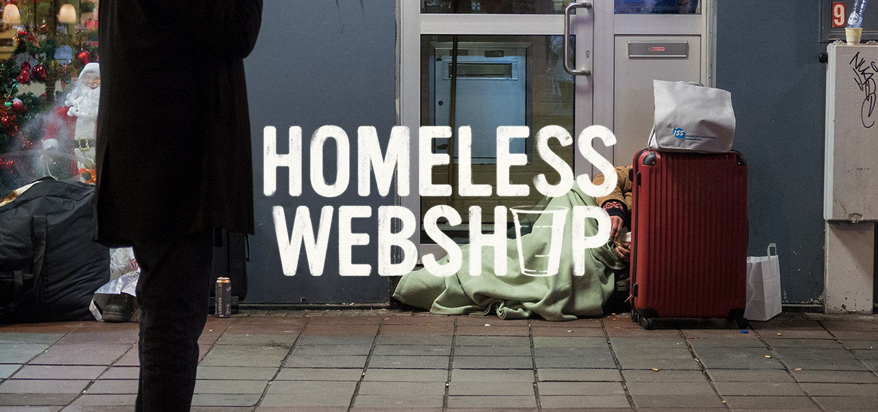 Homeless webshop