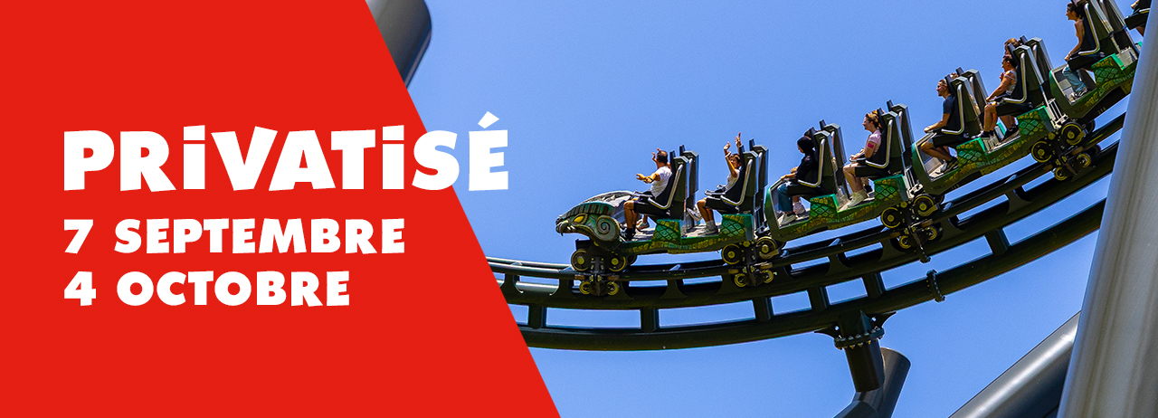 Walibi sera privatisé les 7 septembre et 4 octobre
