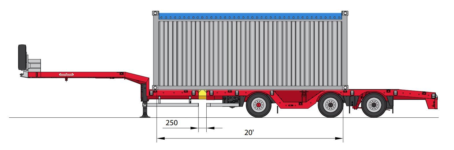 OSDS-48-03V(EBW) with 20 feet container