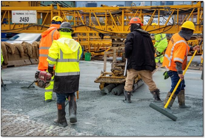 Latex concrete deck pour Latex concrete deck pour