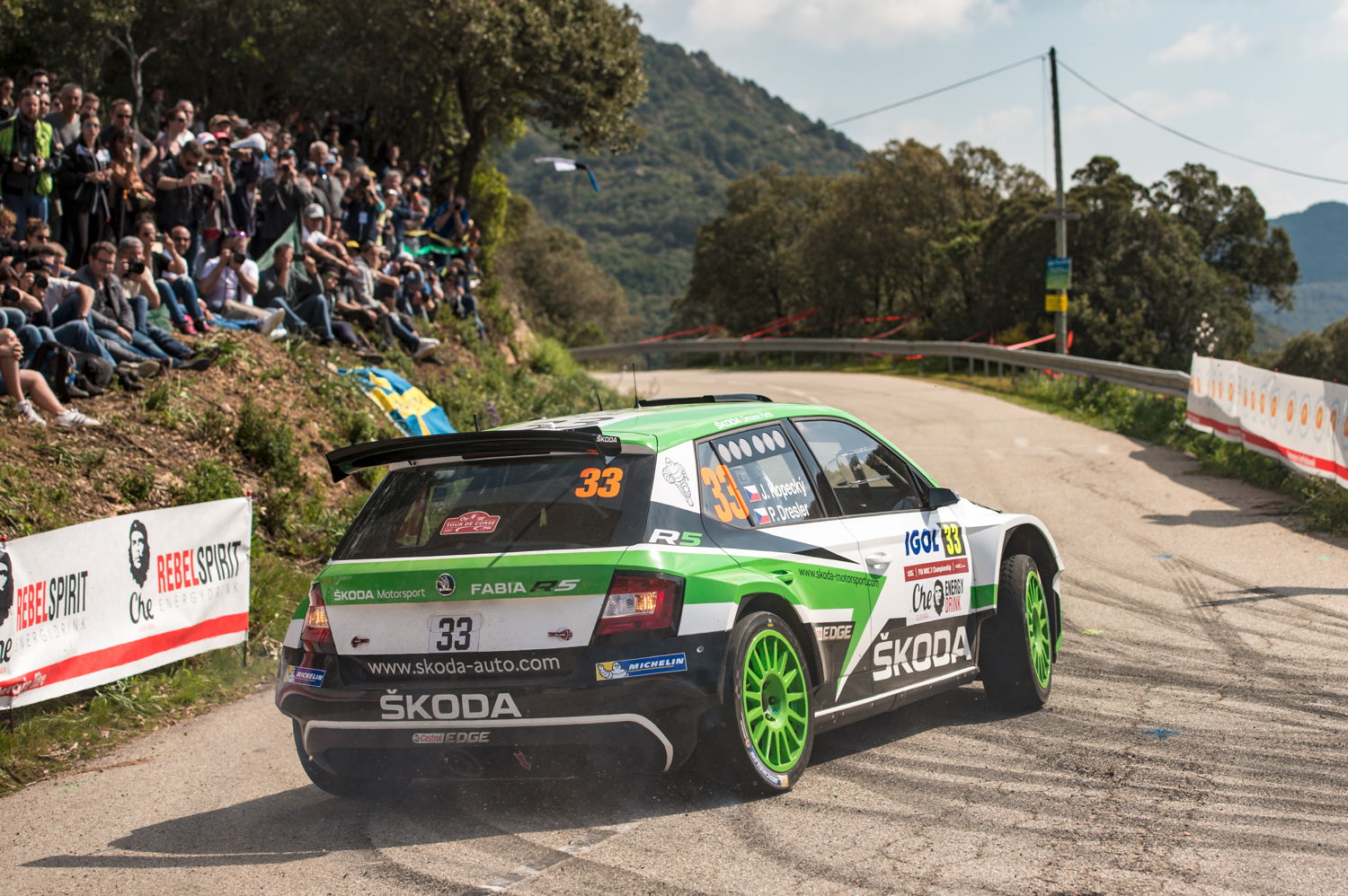 Jan Kopecký and co-driver Pavel Dresler (CZE/CZE), driving a ŠKODA FABIA R5, want to repeat their victory from 2015 at ADAC Rallye Deutschland